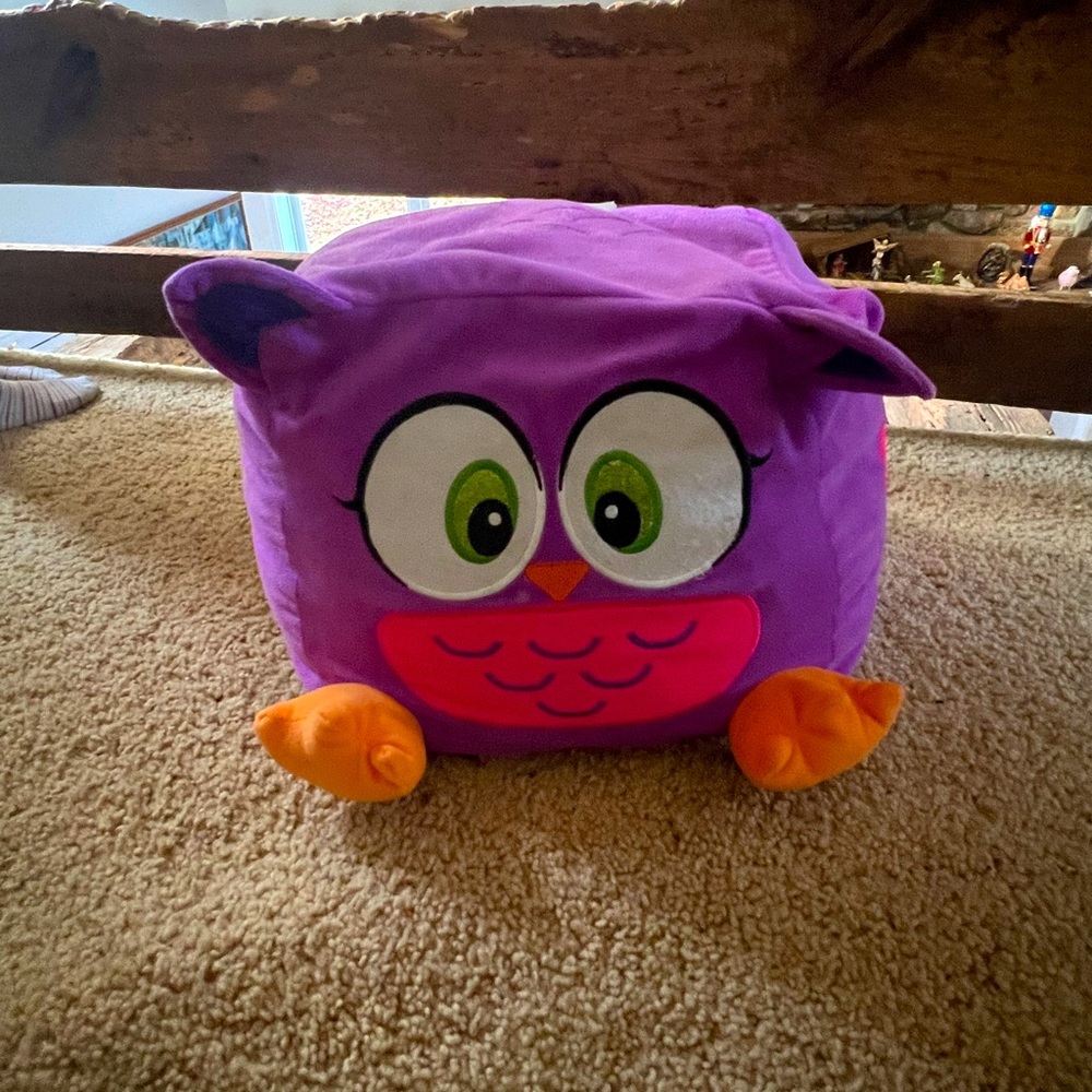 Owl cube soft square baby chair